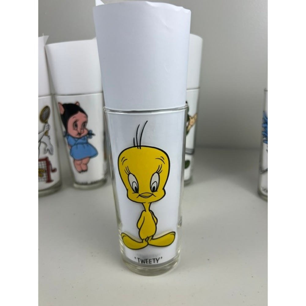 Vintage 1973-1976 Pepsi Looney Tunes Collector Series Glasses Set of 8 WB - Picture 16 of 16